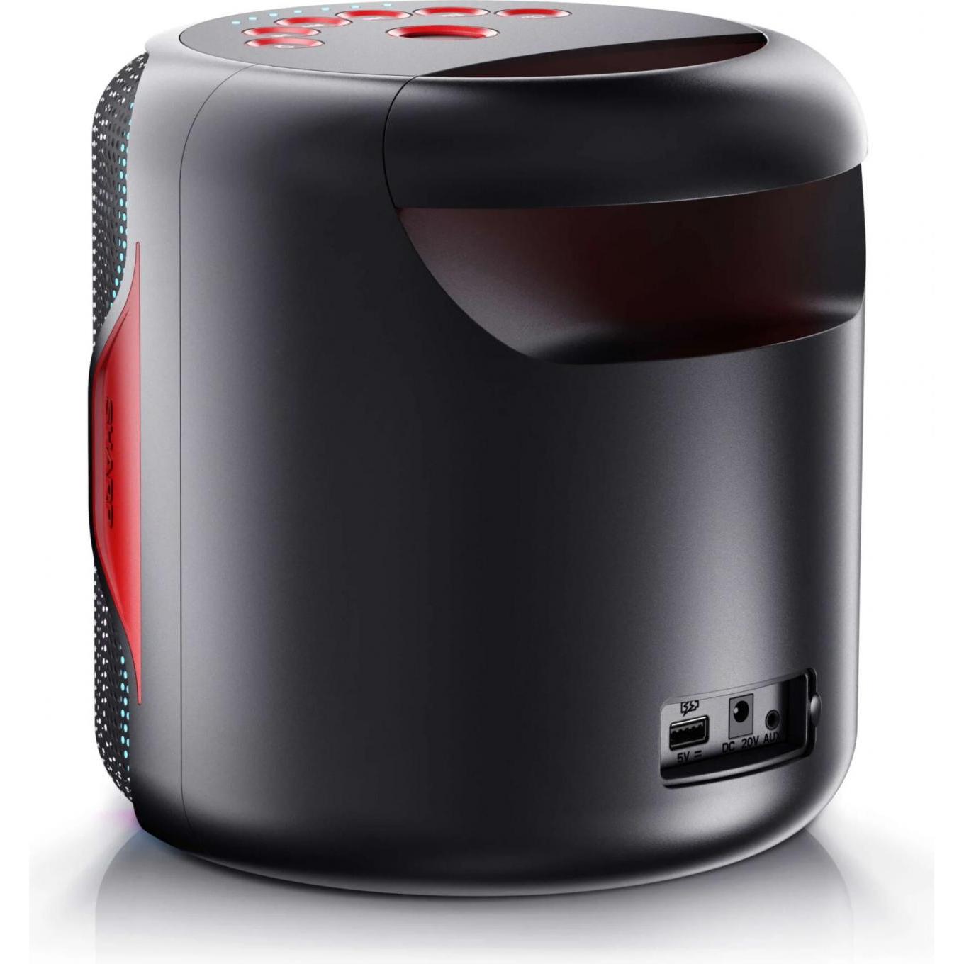 Thumbnail - Sharp PS-921 (14 h, Netzbetrieb, Akkubetrieb), Bluetooth Lautsprecher, Schwarz