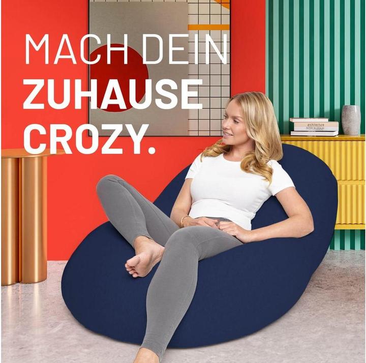 Actual product image Lumaland Sitzsack Flexi Comfort 380 L, Nachtblau