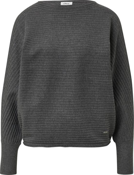 Produktbild s.Oliver Strickpullover Relaxed Fit Pullover mit Fledermausärmeln (36)