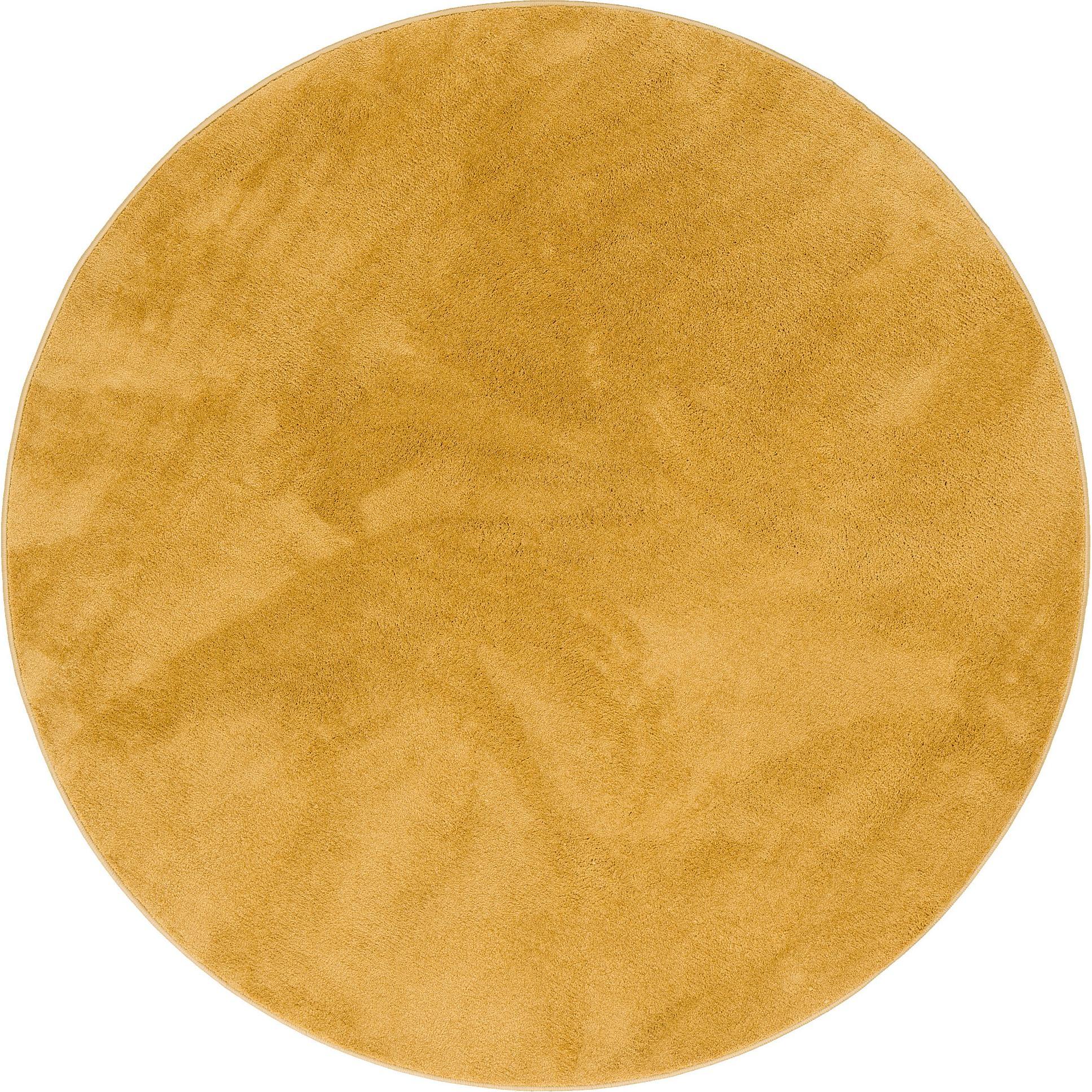 Pergamon, Teppich, Luxus Super Soft Hochflor Langflor Teppich Melia Rund (200x200 cm)