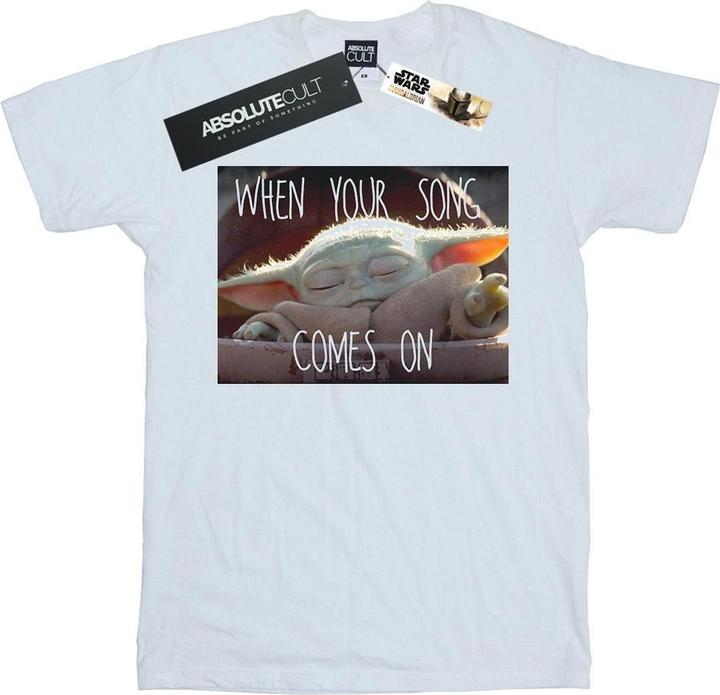 Produktbild Star Wars The Mandalorian The Child Song Meme TShirt (XXL)