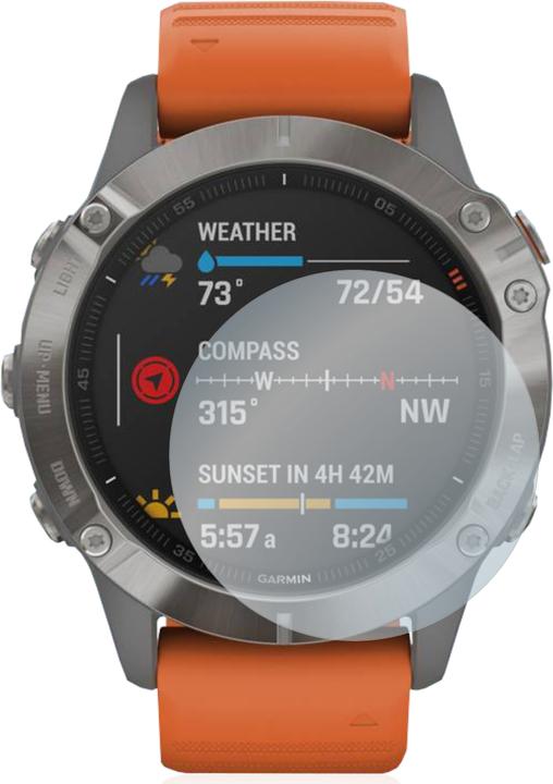 Produktbild Savvies Panzerglas Hartglas Displayschutz (fenix 6 Pro)