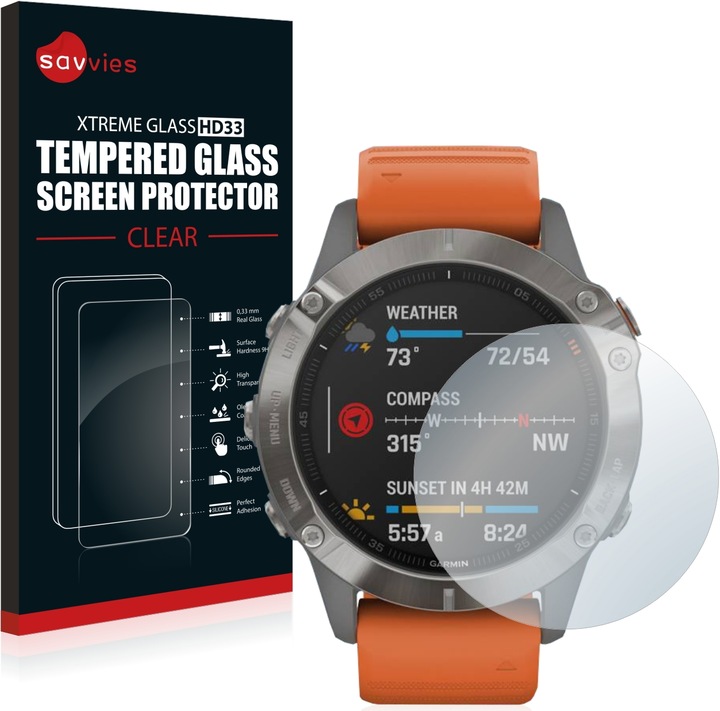 Actual product image Savvies Tempered Glass