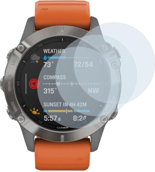 Produktbild Savvies Panzerglas Hartglas Displayschutz (fenix 6 Pro)