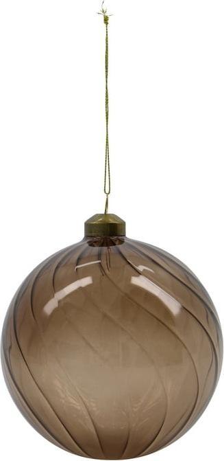 House Doctor Ornament, Fluted, Amber