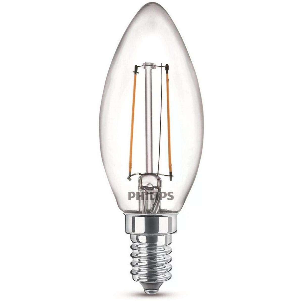 Philips, Leuchtmittel, Lampe (E14, 2 W, 250 lm, 2 x, E)