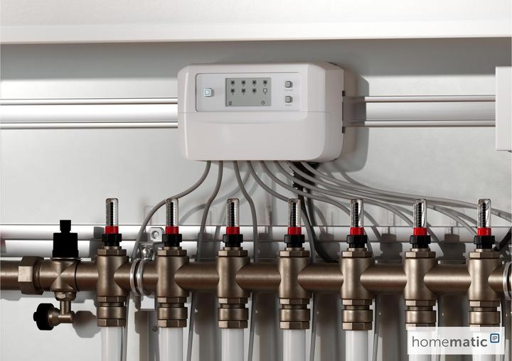 Produktbild Homematic IP Fussbodenheizungscontroller 8-fach, motorisch, 230 V AC