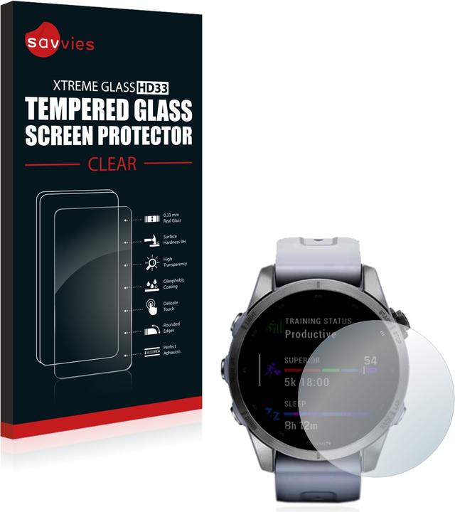 Produktbild Savvies Panzerglas Hartglas Displayschutz (fenix 7S)