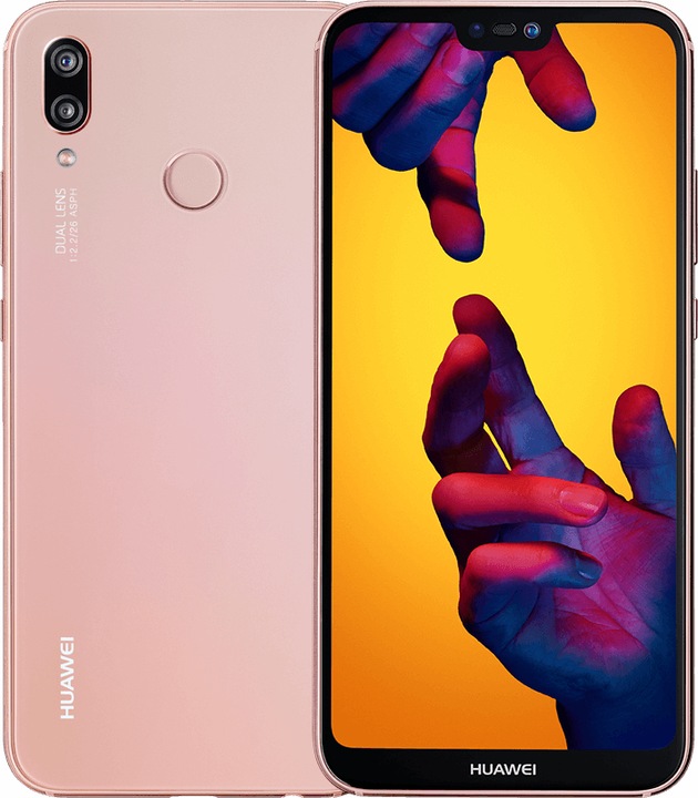 Huawei P20 Lite (64 GB, Sakura Pink, 5.80", Hybrid Dual SIM, 16 Mpx, 4G)