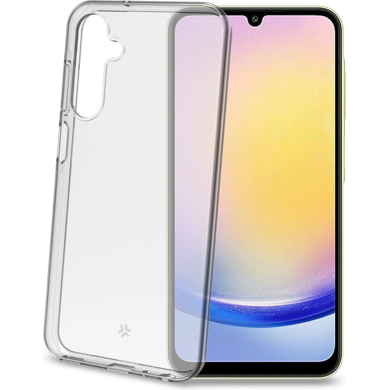 Celly Tpu Abdeckung für Samsung Galaxy A25 (Samsung Galaxy A25 5G), Smartphone Hülle, Transparent