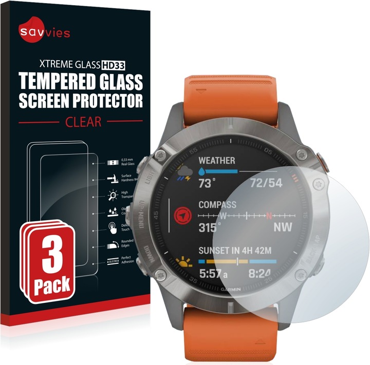 Actual product image Savvies Tempered Glass