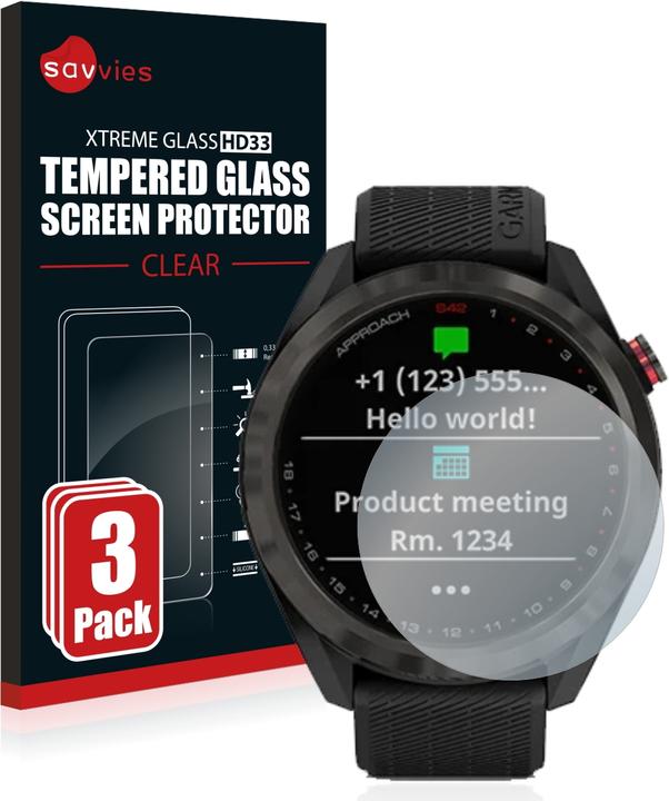 Produktbild Savvies Panzerglas Hartglas Displayschutz (Approach S42)