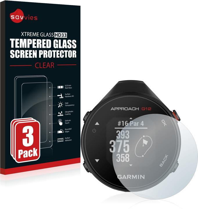 Produktbild Savvies Panzerglas Hartglas Displayschutz (Approach G12)