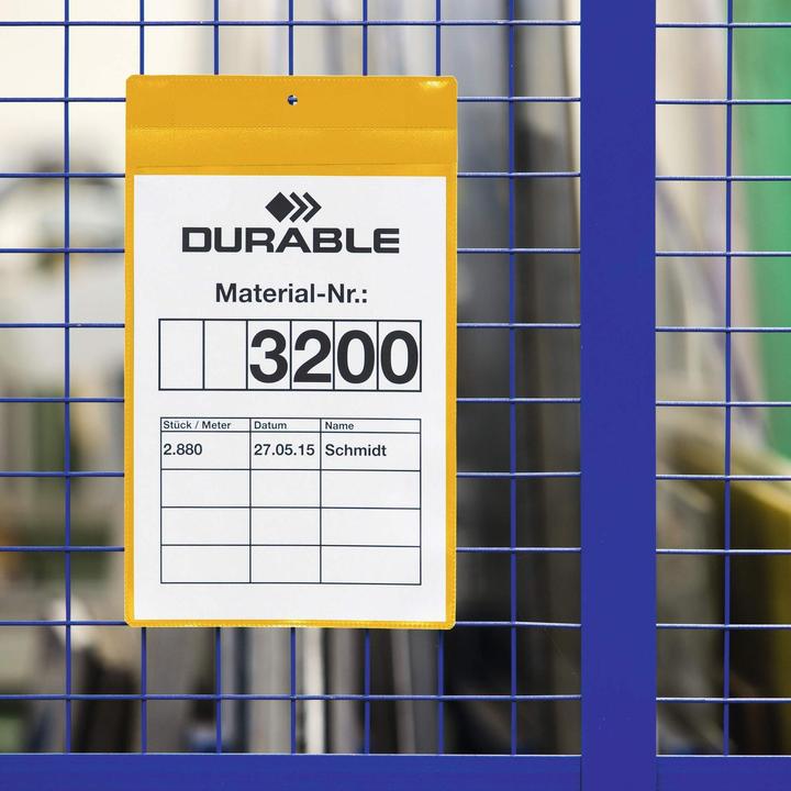Productafbeelding Durable Etikettenzakken met neodymiummagneten (A4, Over, 10 Stuk)