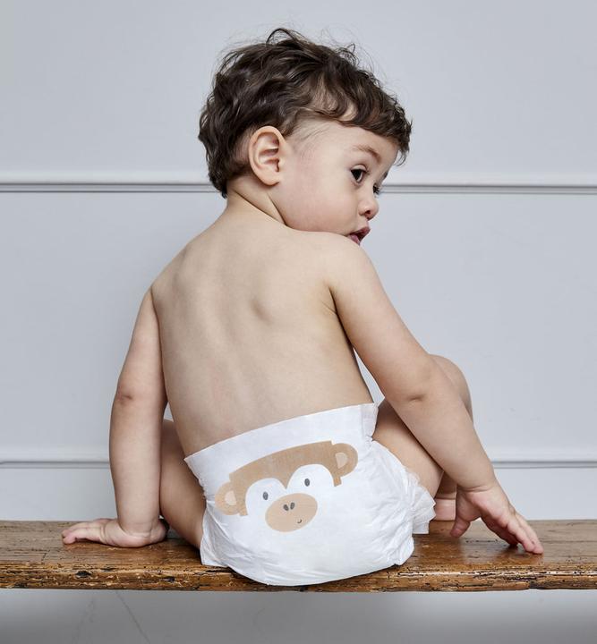 Actual product image Kit & Kin Nappies (Size 1, Pack, 40 Piece)