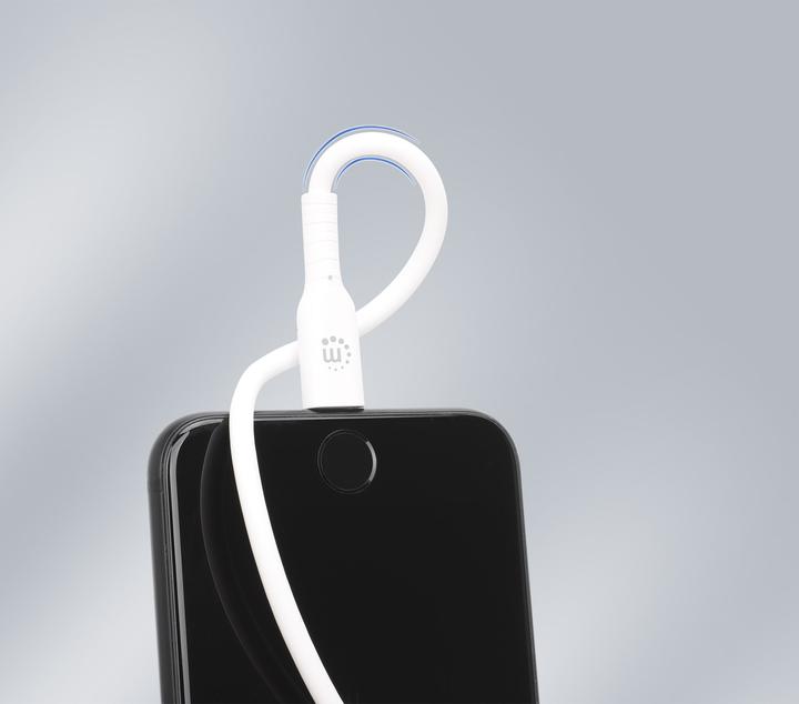 Produktbild Manhattan USB-C auf Lightning Sync-/Ladekabel (1 m, USB 2.0, 28 W)