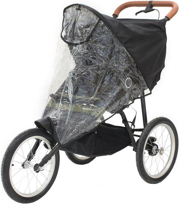 Raincoat Jogger With opening in Top, Black