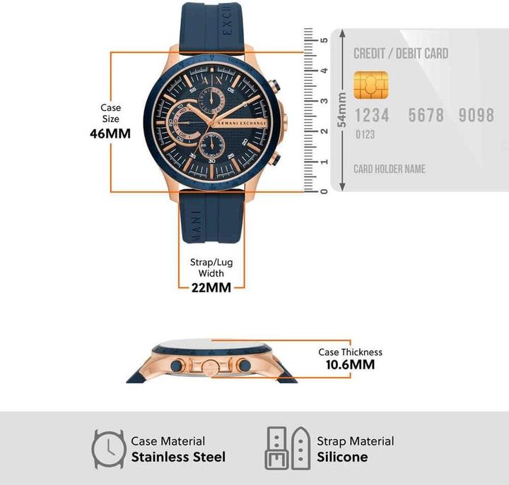 Image du produit Armani Exchange Hampton (Chronographe, 46 mm)