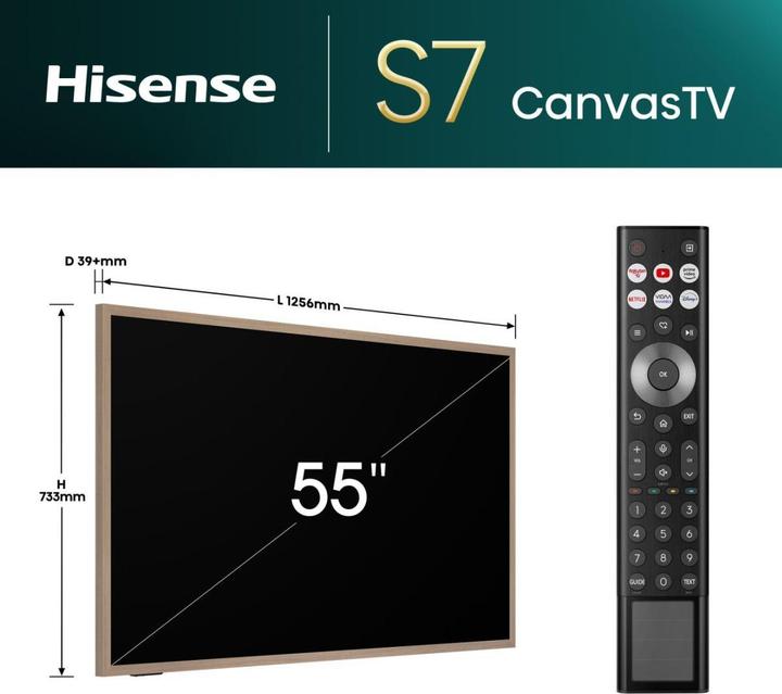 Image du produit Hisense TV 55S7NQ (55", QLED, 4K)