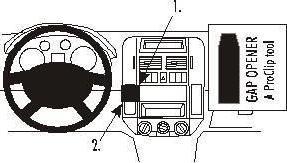 Immagine prodotto Brodit 853027 Supporto per auto Volkswagen Polo