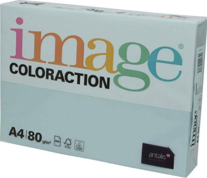 Actual product image Antalis Copy paper Image Coloraction A4, light blue, 500 sheets (80 g/m², 500 x, A4)