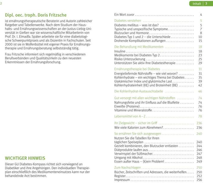 Produktbild Diabetes (Deutsch, Doris Fritzsche, 2016)