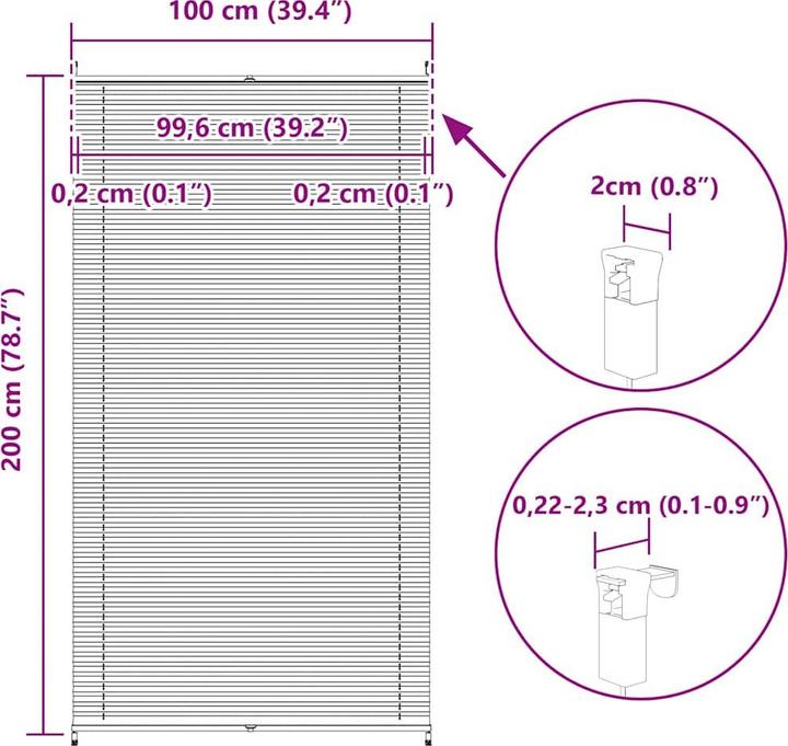 Produktbild vidaXL Dionis (100 x 200 cm)