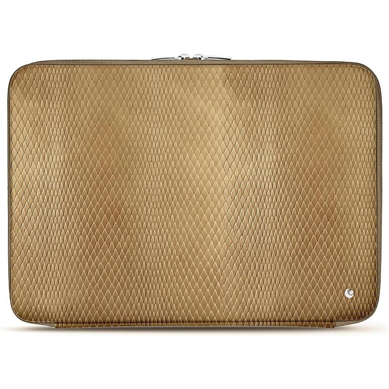 Noreve Lederhülle, Notebooktasche, Beige