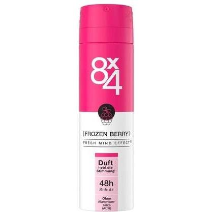 8X4, Deodorante, N°15 Frozen Berry Deodorant Spray 150ml (Getto vaporizzato, 150 ml)