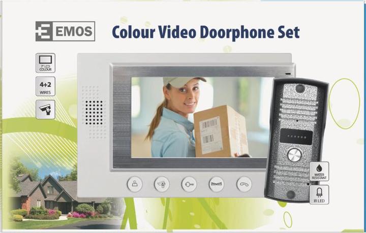 Productafbeelding Emos Video-Türsprechanlage (Bedraad)