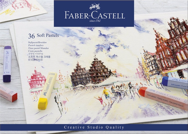Immagine prodotto Faber-Castell Gessetti pastello morbido (Multicolore, 36 x)