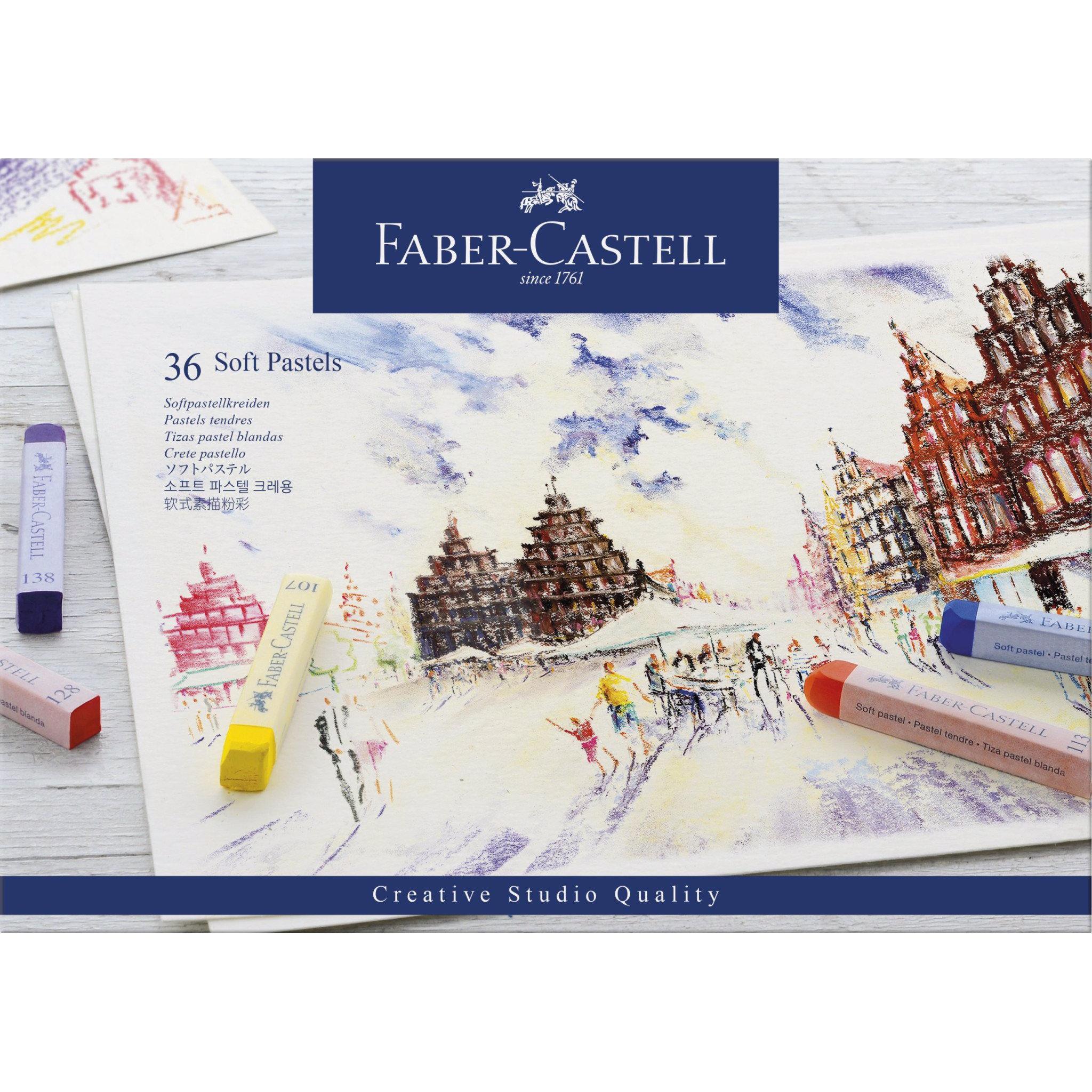 Thumbnail - Faber-Castell, Malstifte, Softpastellkreiden (Mehrfarbig, 36 x)
