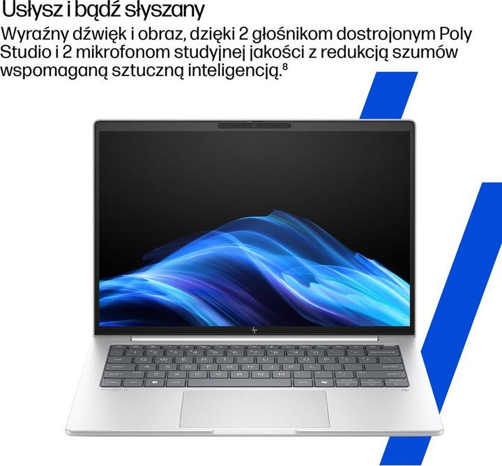 Actual product image HP EliteBook 8 G1a 16 inch Notebook Next Gen AI PC (16", 1000 GB, 32 GB, Numeric keypad)