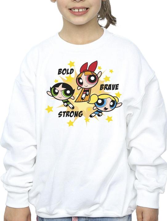 Produktbild The Powerpuff Girls Girls Bold Brave Strong Sweatshirt Mädchen (140, 146)