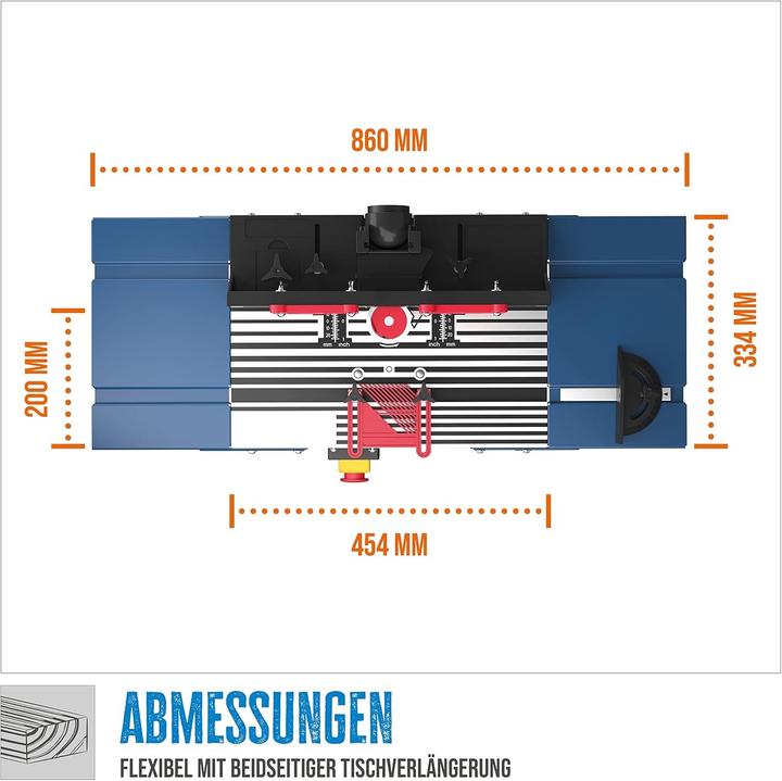 Image du produit Güde Table de défonçage OFT 855