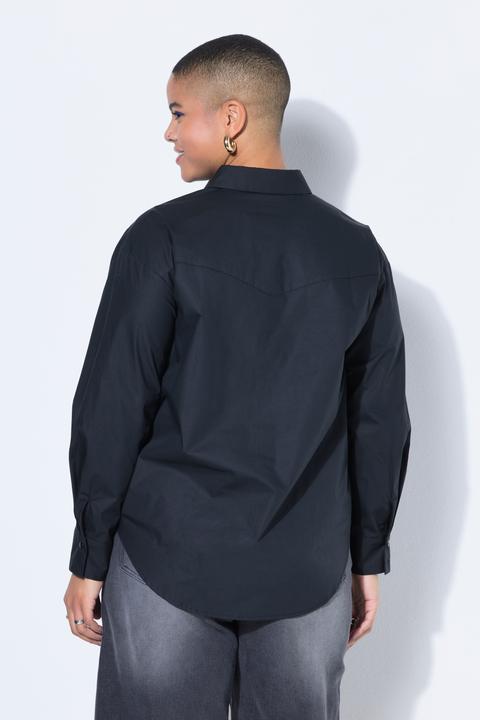 Actual product image Studio Untold Shirt, oversize shape, decorative rivets (54, 56)