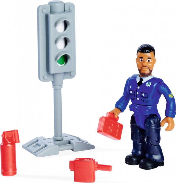 Actual product image Simba Sam Police Car 4x4 with Malcolm Light + Sound 19cm