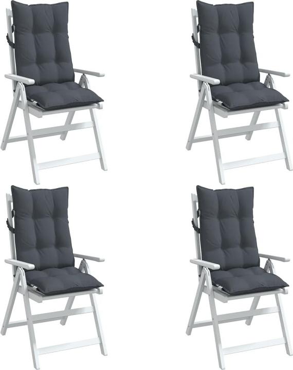 Produktbild VidaXL Hochlehner-Auflagen 4 Stk. Oxford-Gewebe (120 x 50 x 7 cm)