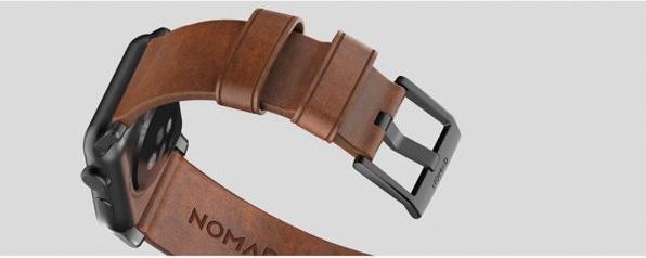 Image du produit Nomad Sangle de connexion moderne (44 mm, Acier inoxydable, Cuir)