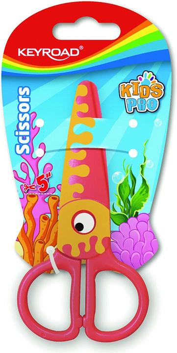 Immagine prodotto Keyroad Forbici per la scuola, 5", sicure, pesce arancione, in blister (15.60 cm)