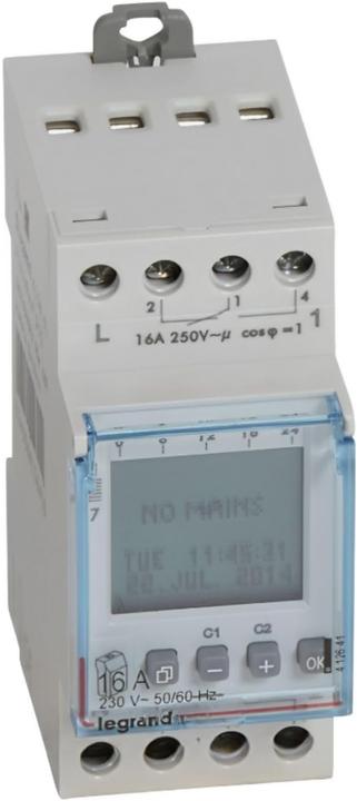 Produktbild Legrand AlphaRex³ D22 digitale Wochenzeitschaltuhr