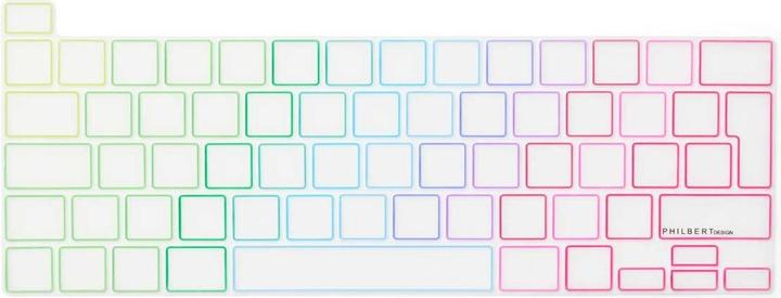 Produktbild Philbert Design Transparent/Rainbow Keyboard Cover – MacBook Pro 13″ | 16″