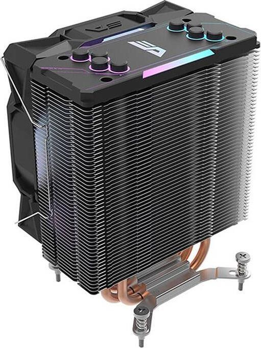 Actual product image Darkflash Tech S11 Pro CPU active cooling ARGB (heatsink + fan 120x130) black (158 mm)
