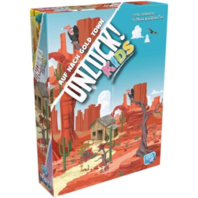 Asmodée SCOD0116 - Unlock! Kids: Auf nach Gold Town, Rätselspiel, für 1-4 Spieler, ab 6 Jahren (DE) (Deutsch)