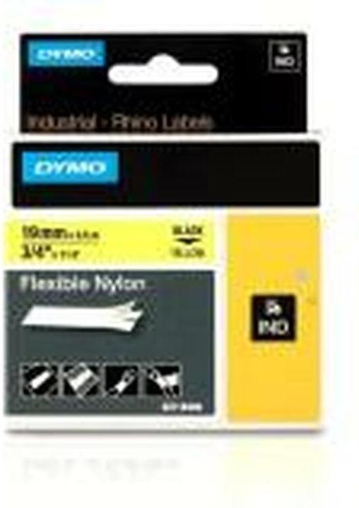 Produktbild Dymo Schriftband (18491) Black Yellow (S0718090) (1.90 cm, Gelb, Schwarz)