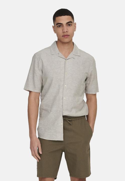 Immagine prodotto Only & Sons Camicia a maniche corte a tinta unita (S)