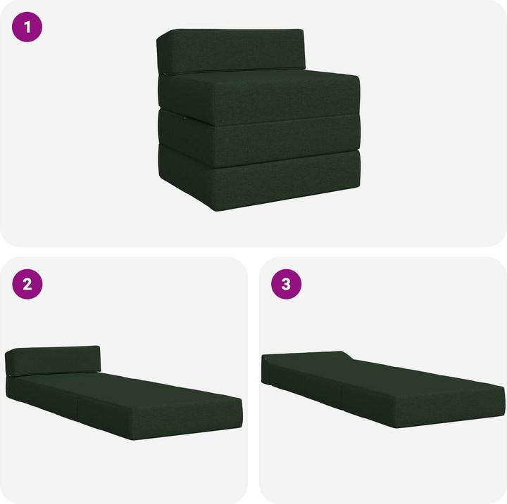 Produktbild vidaXL Klappsofa Bett