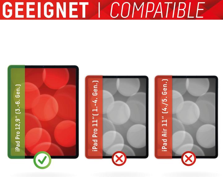 Produktbild Displex Tablet Glass, Tablet Schutzglas (1 Stück, iPad Pro 12.9 2020 (4. Gen), iPad Pro 12.9 2021 (5. Gen), iPad Pro 12.9 2018 (3. Gen))