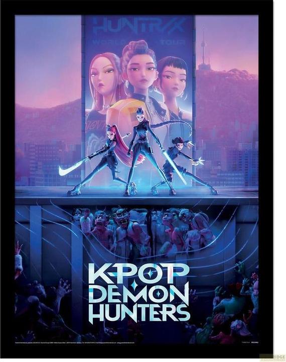 Image du produit Pyramid KPop Demon Hunters - Huntrix Key Art (30 x 40 cm)