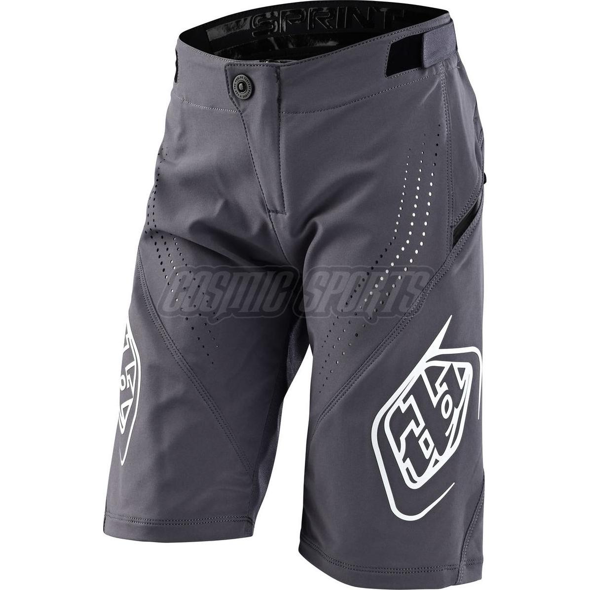 Troy Lee Designs, Velohosen, Sprint Short, Mono, charcoal, youth 20 (20), Grau, 20